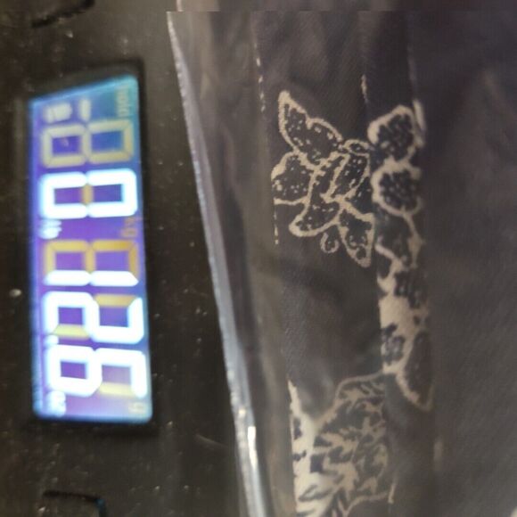 New Directions Womens  PANTS  Size 10  Navy Blue white Stretch Tummy Panel - Picture 10 of 10